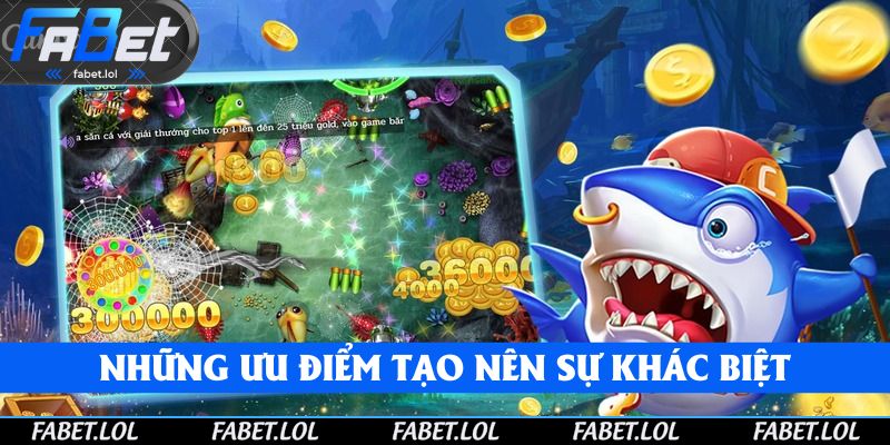Những ưu điểm nổi bật tạo nên sự khác biệt cho game bắn cá tiểu tiên
