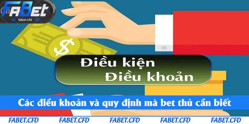 Các điều khoản và quy định mà bet thủ cần biết