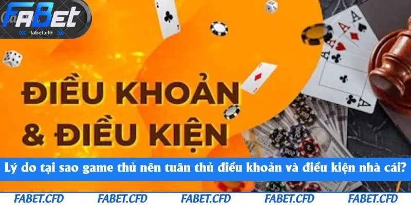 Lý do tại sao game thủ nên tuân thủ điều khoản và điều kiện nhà cái?